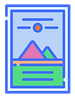 posters brochure icon