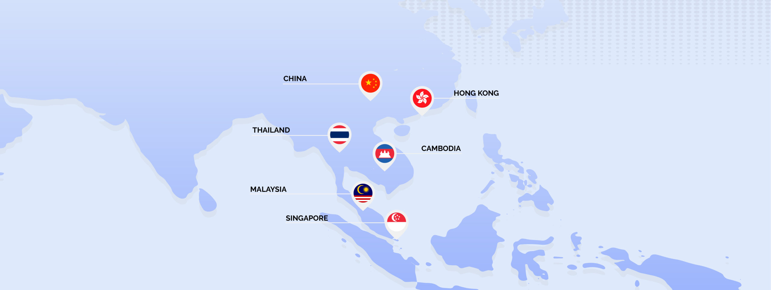 map latest with malaysia flag